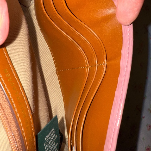 Ralph Lauren pink crossbody bag - Picture 4 of 7